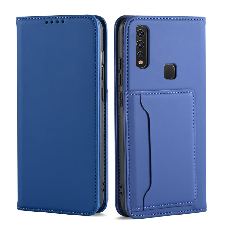 For Samsung Galaxy M60s Strong Magnetism Shockproof Horizontal Flip Liquid Feel Leather Case with Holder & Card Slots & Wallet