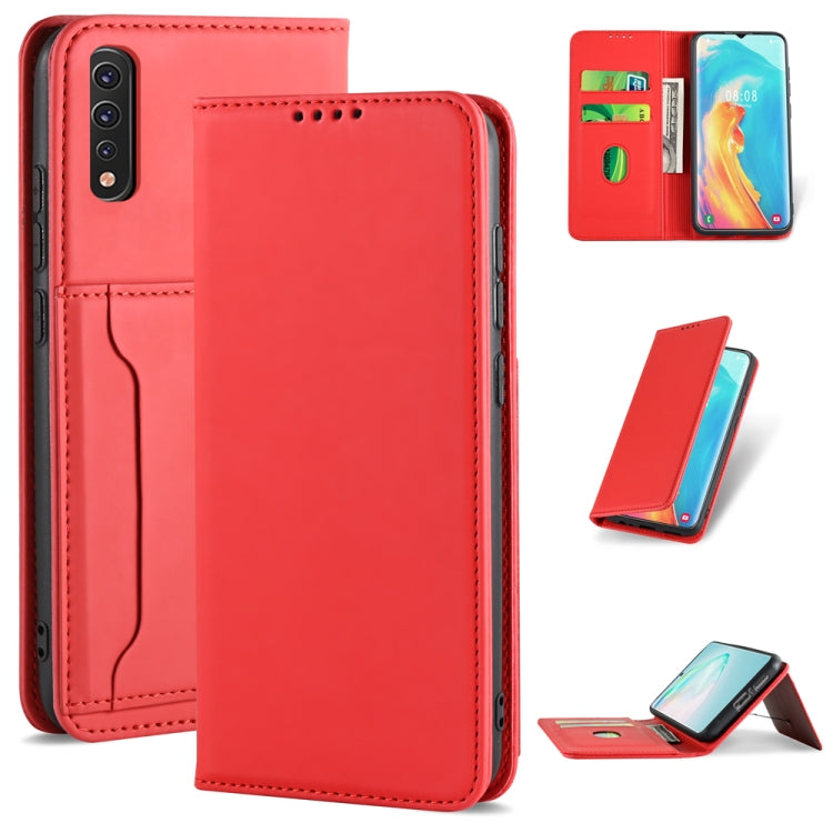 For Samsung Galaxy M60s Strong Magnetism Shockproof Horizontal Flip Liquid Feel Leather Case with Holder & Card Slots & Wallet