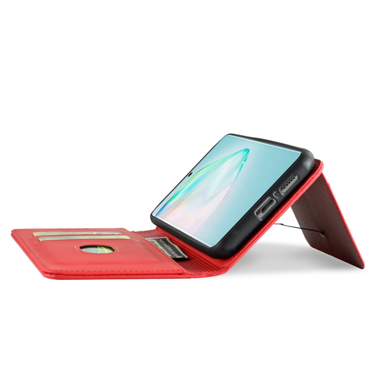 For Samsung Galaxy M60s Strong Magnetism Shockproof Horizontal Flip Liquid Feel Leather Case with Holder & Card Slots & Wallet