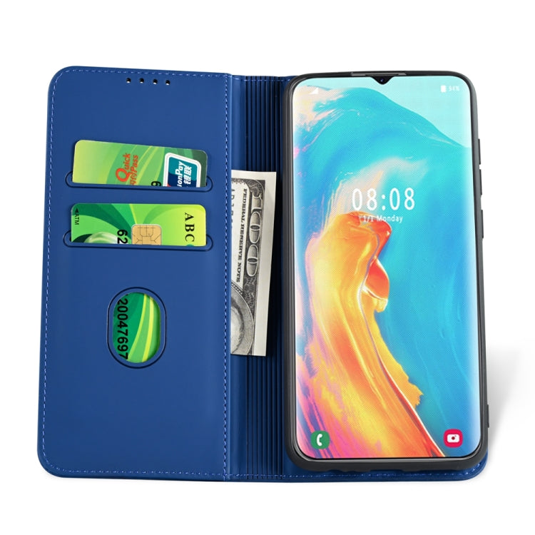 For Samsung Galaxy Note 10 Lite Strong Magnetism Shockproof Horizontal Flip Liquid Feel Leather Case with Holder & Card Slots & Wallet