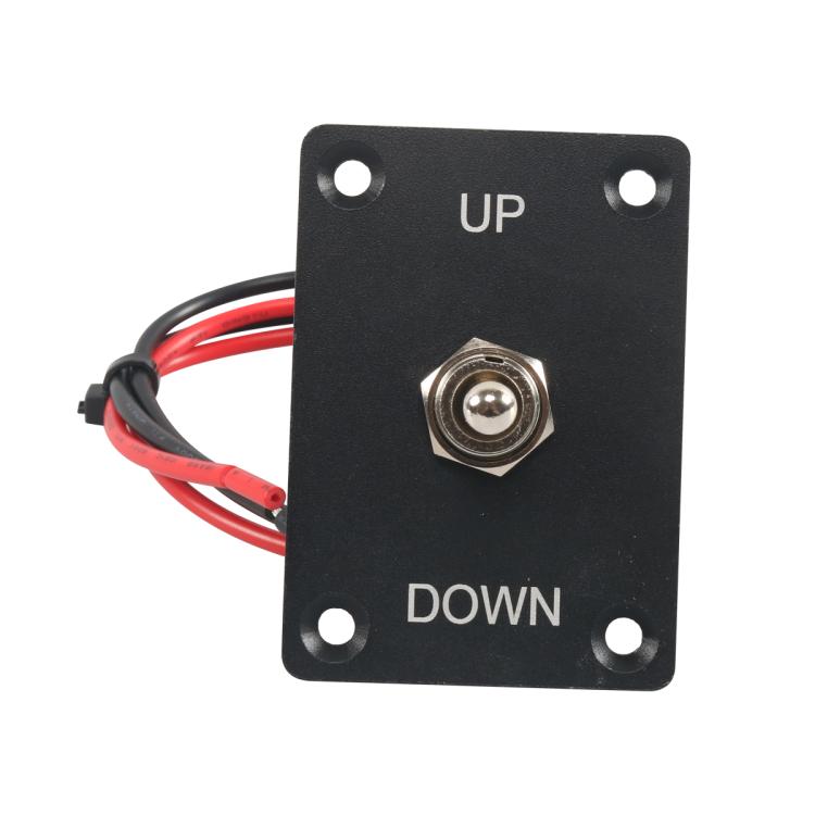 Marine / RV Modification 4-pin 2-speed Switch Controller Panel with Cable - Black