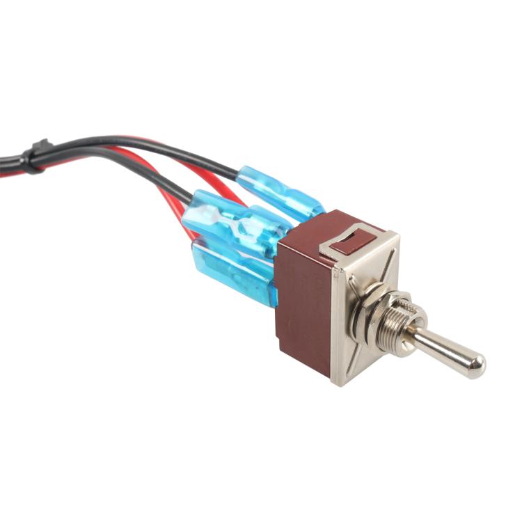 Marine / RV Modification 4-pin 2-speed Switch Controller Panel with Cable - Black