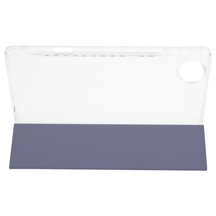 For Honor Pad 10 12.1 3-Fold Clear Acrylic Leather Tablet Case