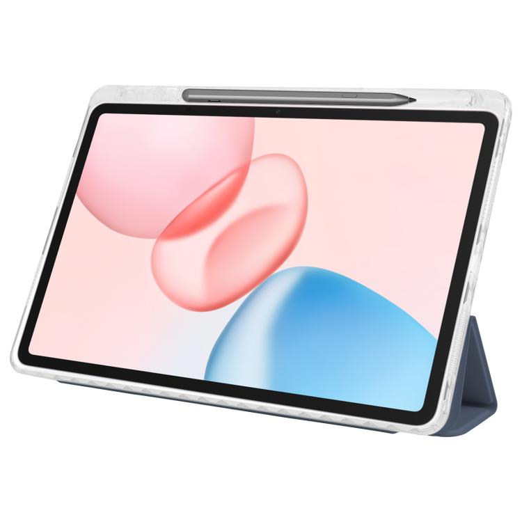 For Honor Pad 10 12.1 3-Fold Clear Acrylic Leather Tablet Case
