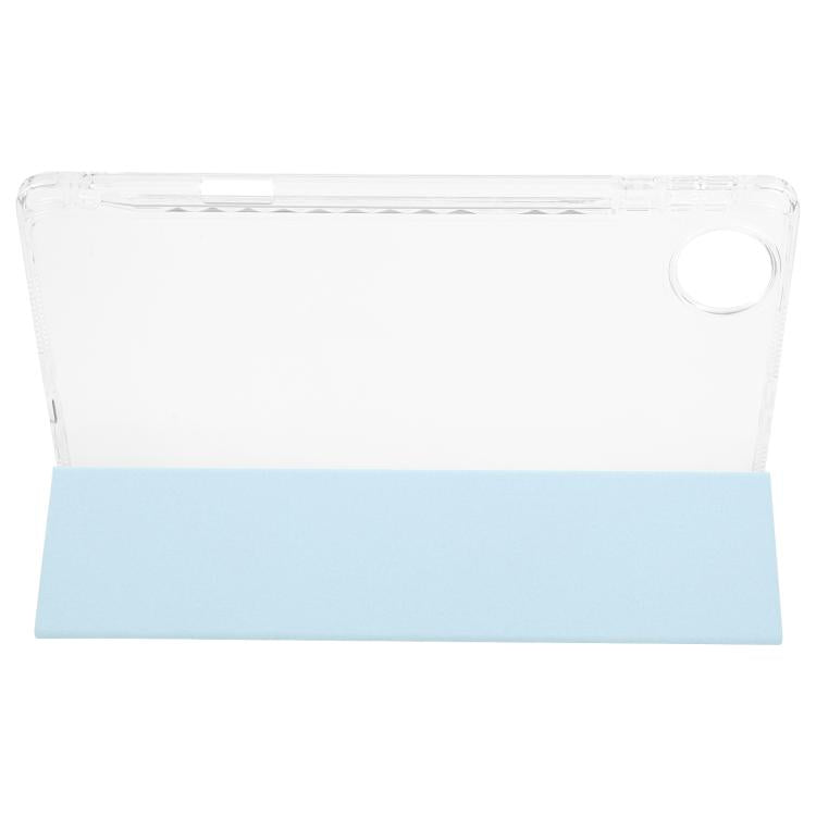For Honor Pad 10 12.1 3-Fold Clear Acrylic Leather Tablet Case