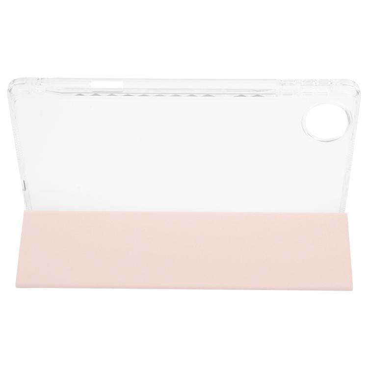 For Honor Pad 10 12.1 3-Fold Clear Acrylic Leather Tablet Case