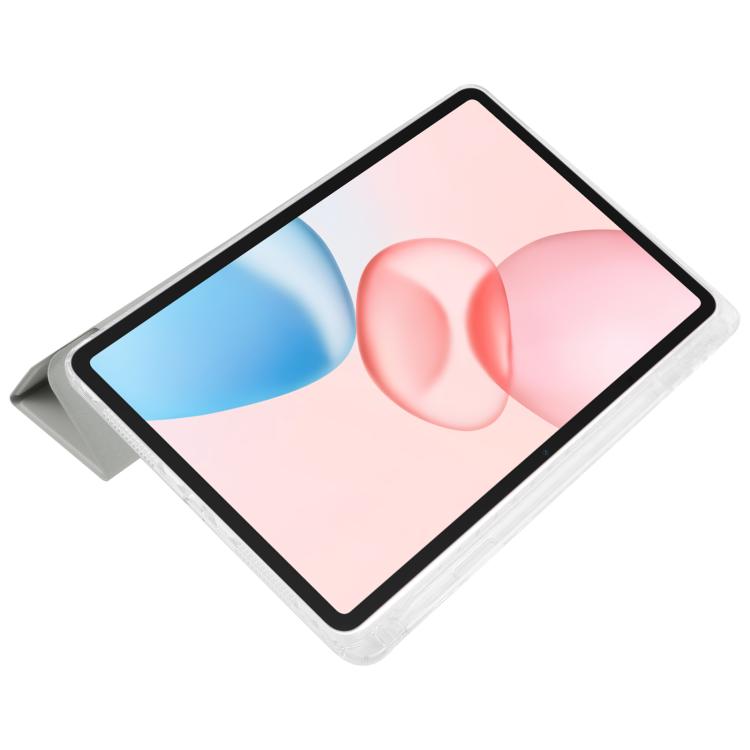For Honor Pad 10 12.1 3-Fold Clear Acrylic Leather Tablet Case