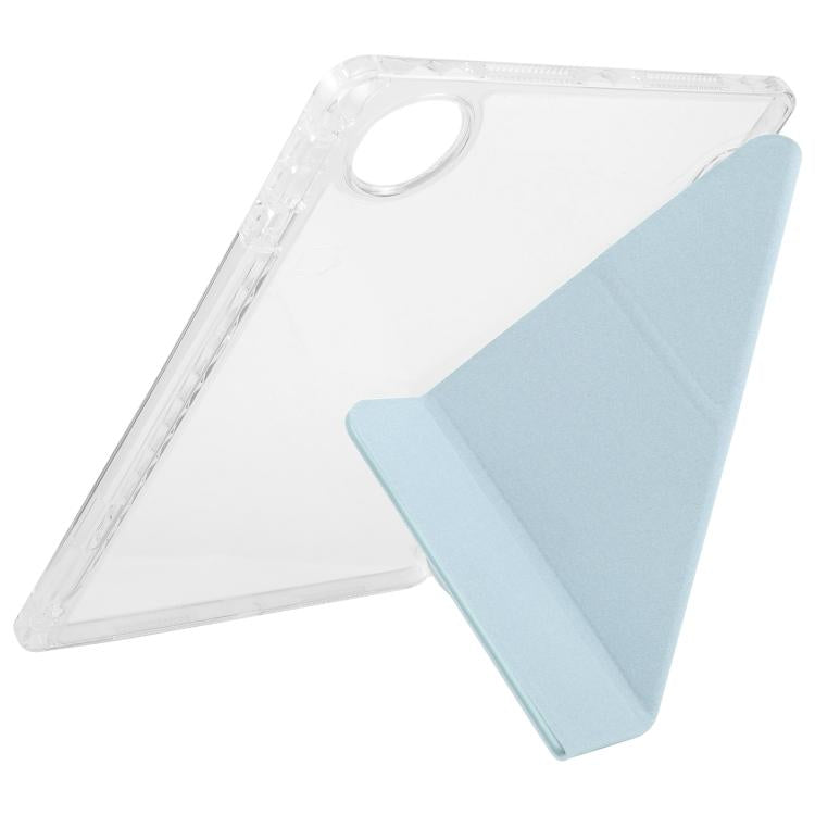 For Honor Pad 10 12.1 Clear Acrylic Deformation Leather Tablet Case