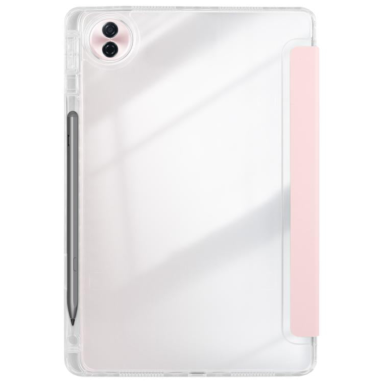 For Honor Pad 10 12.1 Clear Acrylic Deformation Leather Tablet Case