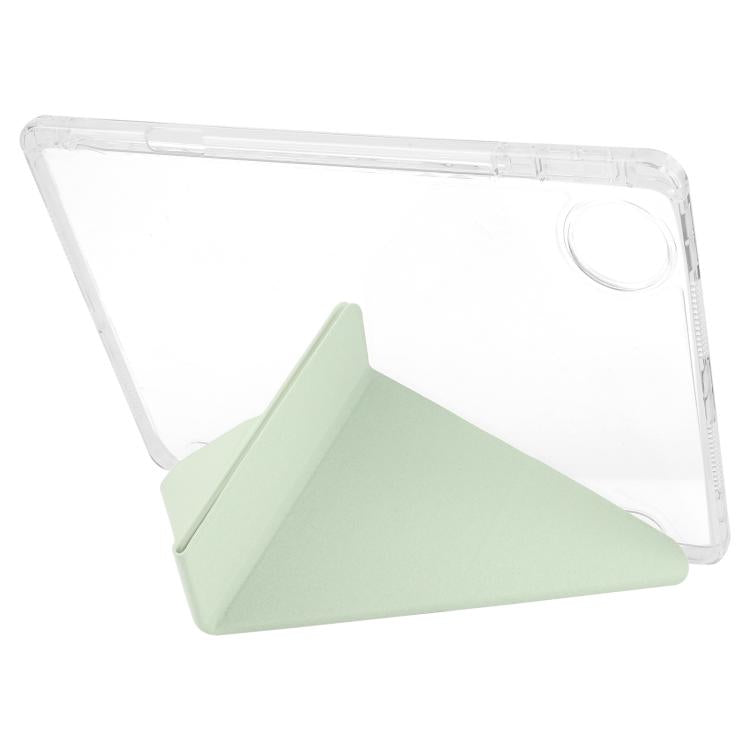 For Honor Pad 10 12.1 Clear Acrylic Deformation Leather Tablet Case