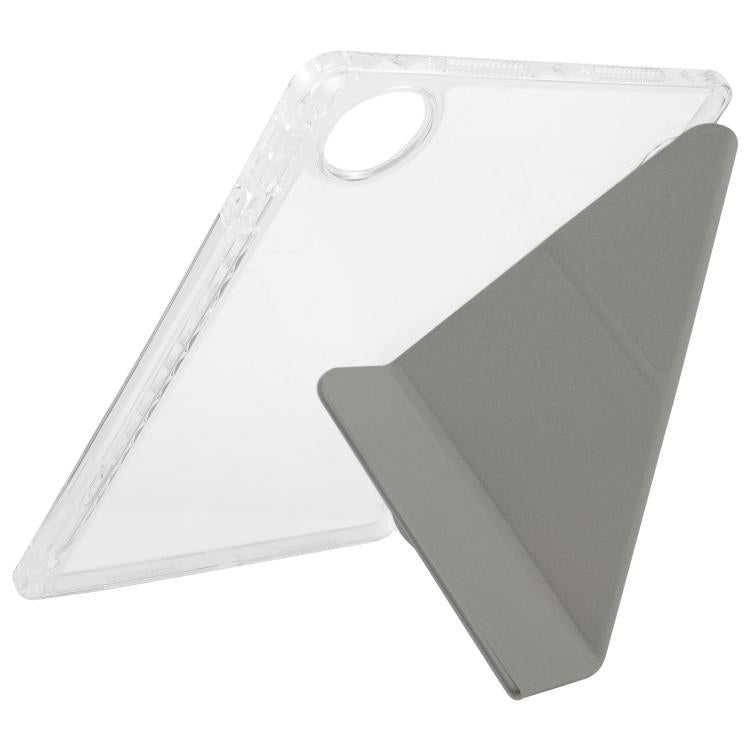 For Honor Pad 10 12.1 Clear Acrylic Deformation Leather Tablet Case