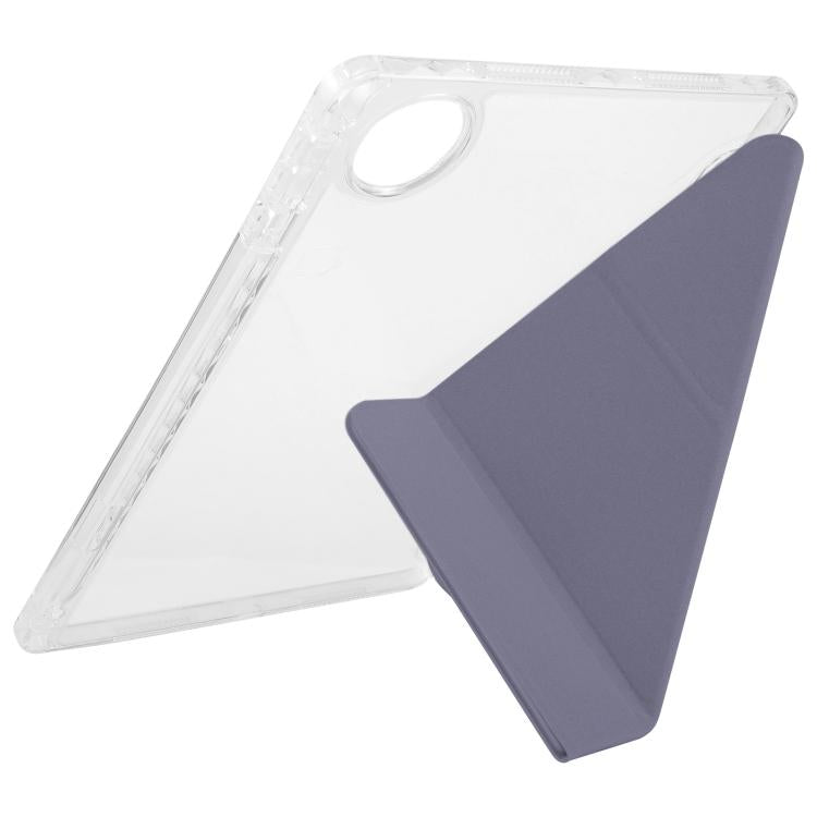 For Honor Pad 10 12.1 Clear Acrylic Deformation Leather Tablet Case