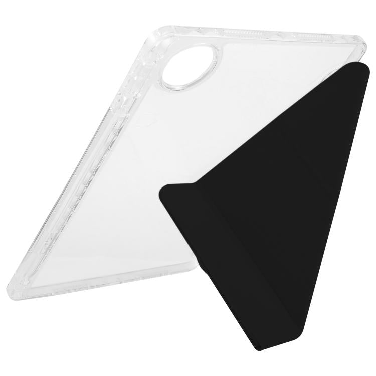 For Honor Pad 10 12.1 Clear Acrylic Deformation Leather Tablet Case