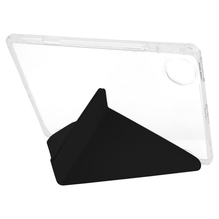 For Honor Pad 10 12.1 Clear Acrylic Deformation Leather Tablet Case