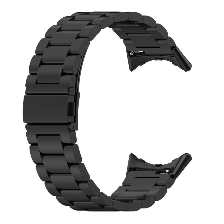 For Google Pixel Watch 4 / 3 45mm Tri-beads Flat Buckle Titanium Alloy Watch Band