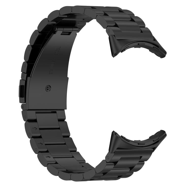 For Google Pixel Watch 4 / 3 45mm Tri-beads Flat Buckle Titanium Alloy Watch Band