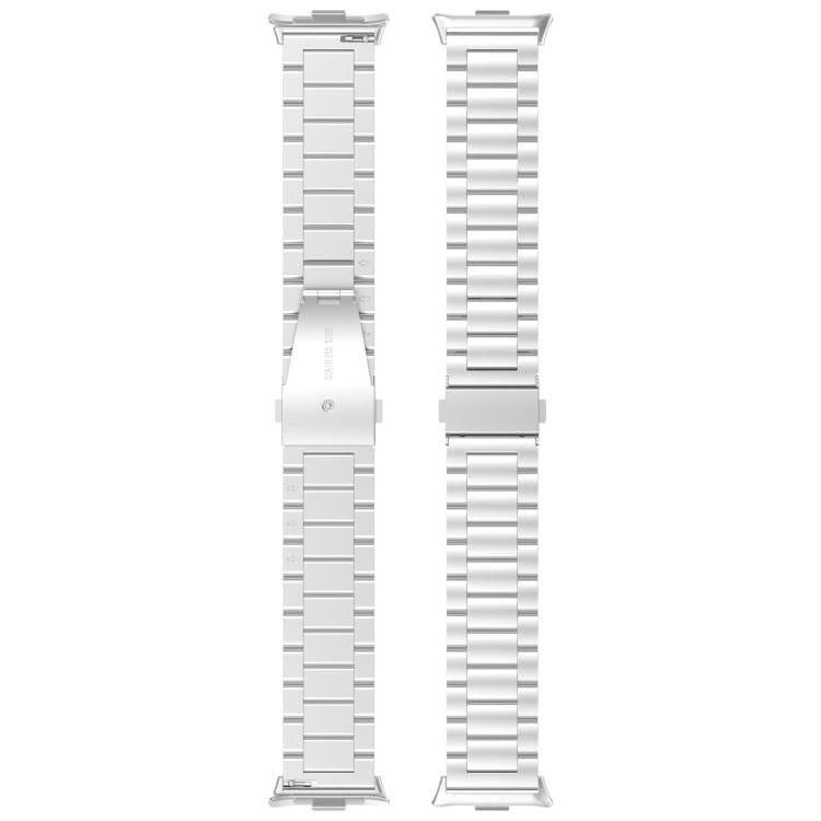 For Xiaomi Band 10 Pro / Redmi Watch 6 Tri-beads Flat Buckle Titanium Alloy Watch Band
