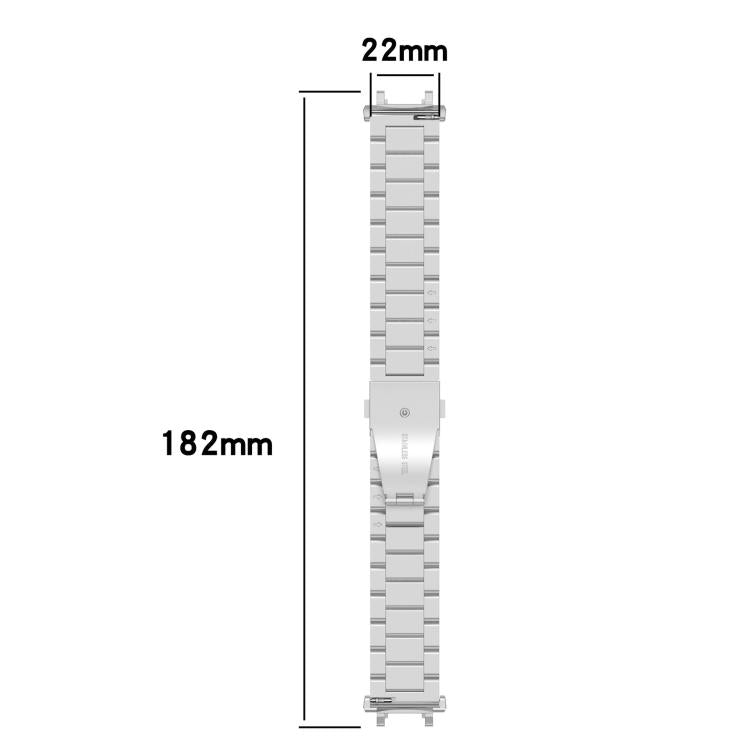For Huami Amazfit T-Rex 2 Tri-beads Flat Buckle Titanium Alloy Watch Band