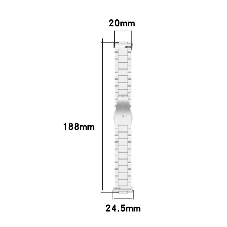 For Huawei Watch Fit 2 Tri-beads Flat Buckle Titanium Alloy Watch Band