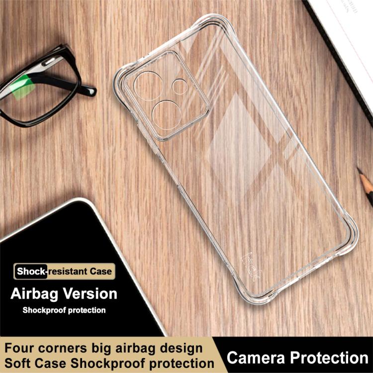 For HMD Crest imak Shockproof Airbag TPU Phone Case - Transparent