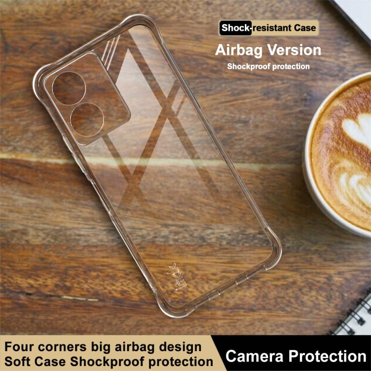 For HMD Key 4G / Aura 2 4G / Arc 4G imak Shockproof Airbag TPU Phone Case - Transparent