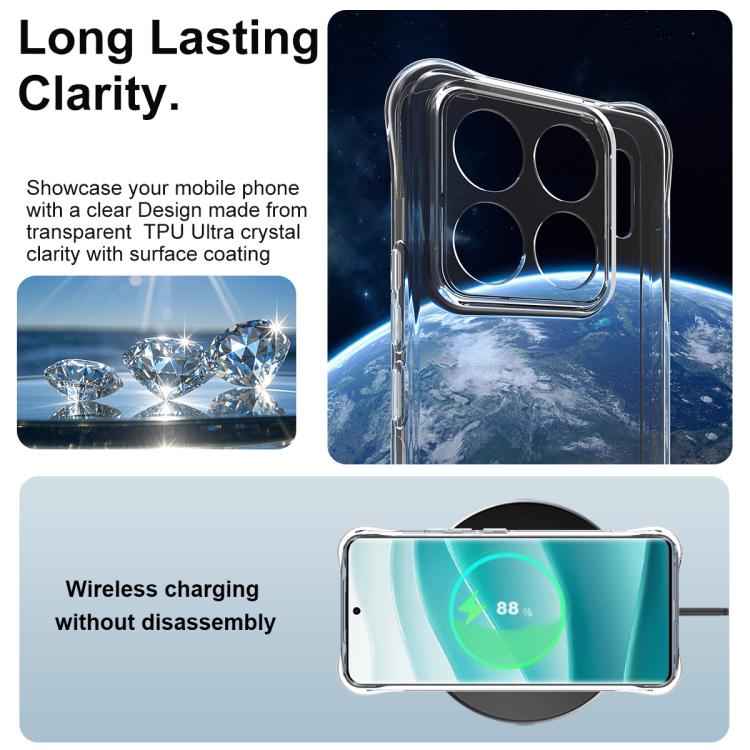 For Xiaomi 15S Pro imak Shockproof Airbag TPU Phone Case