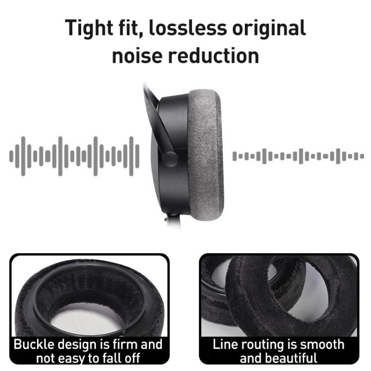 2pcs Protein Leather Earphone Replacement Earpads Pads For Beyerdynamic DT700 PROX / DT900 PROX