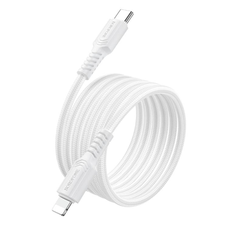BOROFONE BX116 1m 27W Type-C to 8 Pin Certain PD Charging Data Cable
