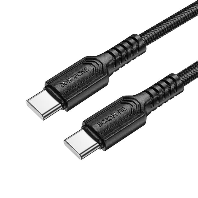 BOROFONE BX116 1m 60W Type-C to Type-C Certain Charging Data Cable