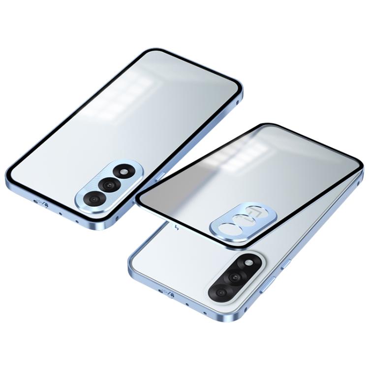 For OnePlus Ace 5 Ultra / Nord 5 Snap Buckle Single-sided Metal Frame Frosted Phone Case