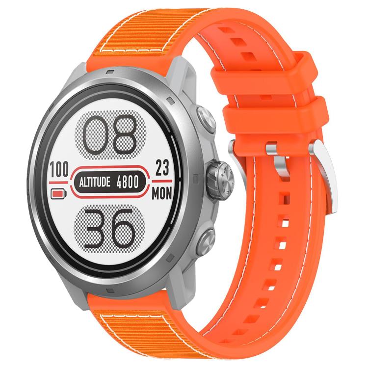 20mm For COROS Pace 2 / Apex 2 42mm  xDfind Hybrid Nylon Braid Silicone Watch Band
