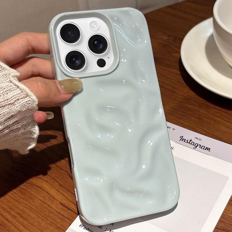 For iPhone 16 Pro Max Meteorite Texture Solid Color Glaze TPU Phone Case