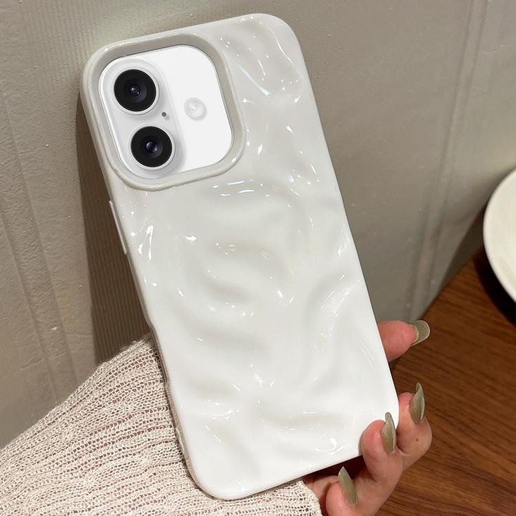 For iPhone 16 Plus Meteorite Texture Solid Color Glaze TPU Phone Case