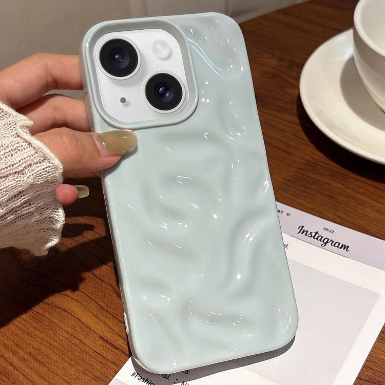 For iPhone 15 Meteorite Texture Solid Color Glaze TPU Phone Case