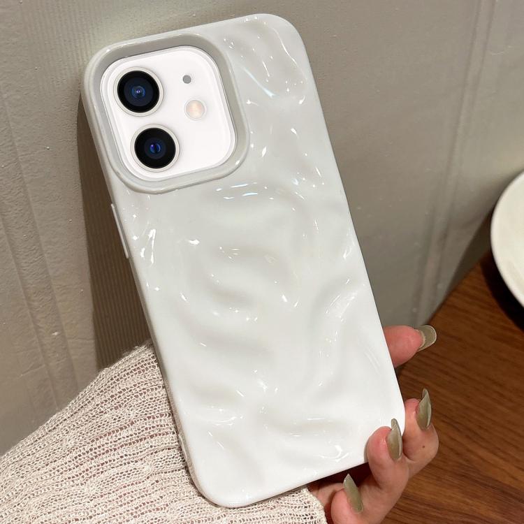 For iPhone 12 Meteorite Texture Solid Color Glaze TPU Phone Case
