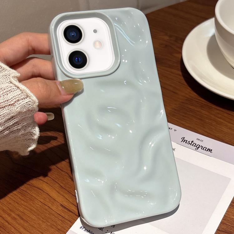 For iPhone 12 Meteorite Texture Solid Color Glaze TPU Phone Case