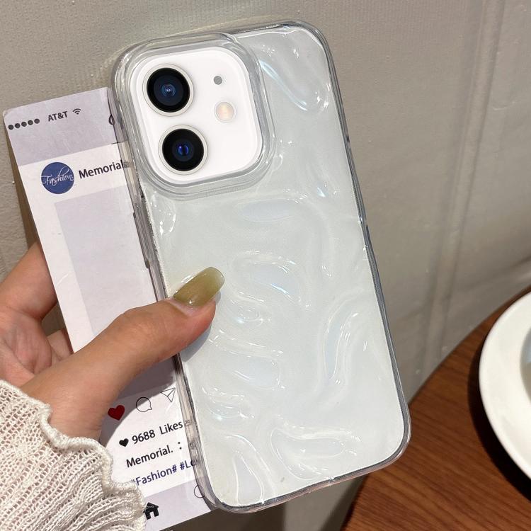 For iPhone 12 Meteorite Texture Solid Color Glaze TPU Phone Case