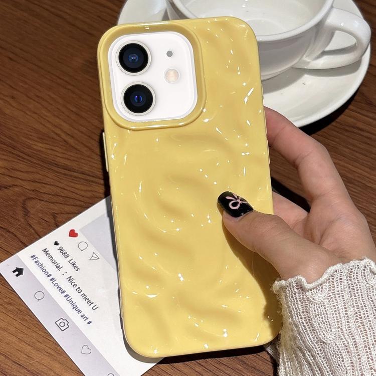 For iPhone 12 Meteorite Texture Solid Color Glaze TPU Phone Case