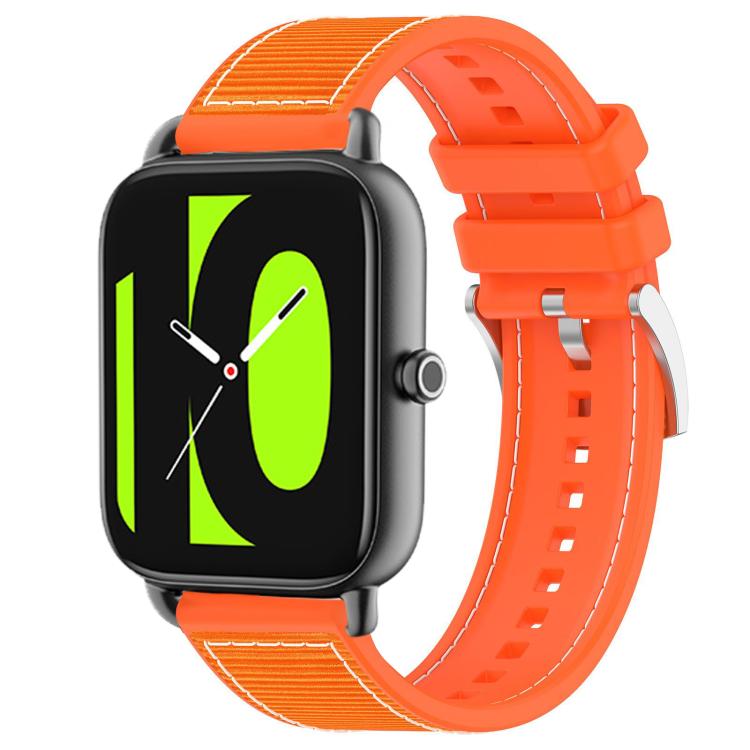 20mm For Xiaomi Haylou RS4 Plus LS11 / LS12 xDfind Hybrid Nylon Braid Silicone Watch Band