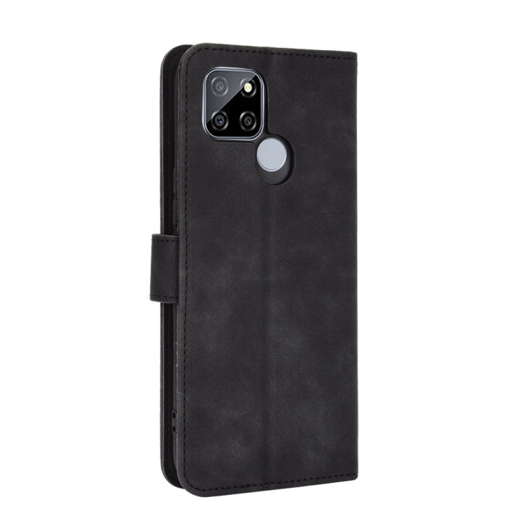 For OPPO Realme V3 Solid Color Skin Feel Magnetic Buckle Horizontal Flip Calf Texture PU Leather Case with Holder & Card Slots & Wallet