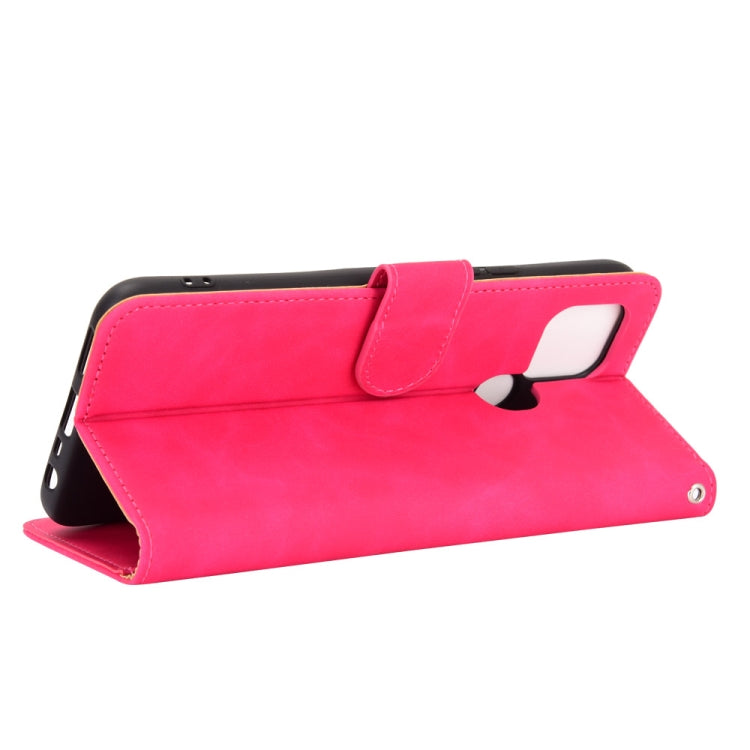 For OPPO Realme V3 Solid Color Skin Feel Magnetic Buckle Horizontal Flip Calf Texture PU Leather Case with Holder & Card Slots & Wallet