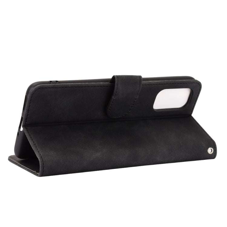 For OPPO Realme X7 Solid Color Skin Feel Magnetic Buckle Horizontal Flip Calf Texture PU Leather Case with Holder & Card Slots & Wallet