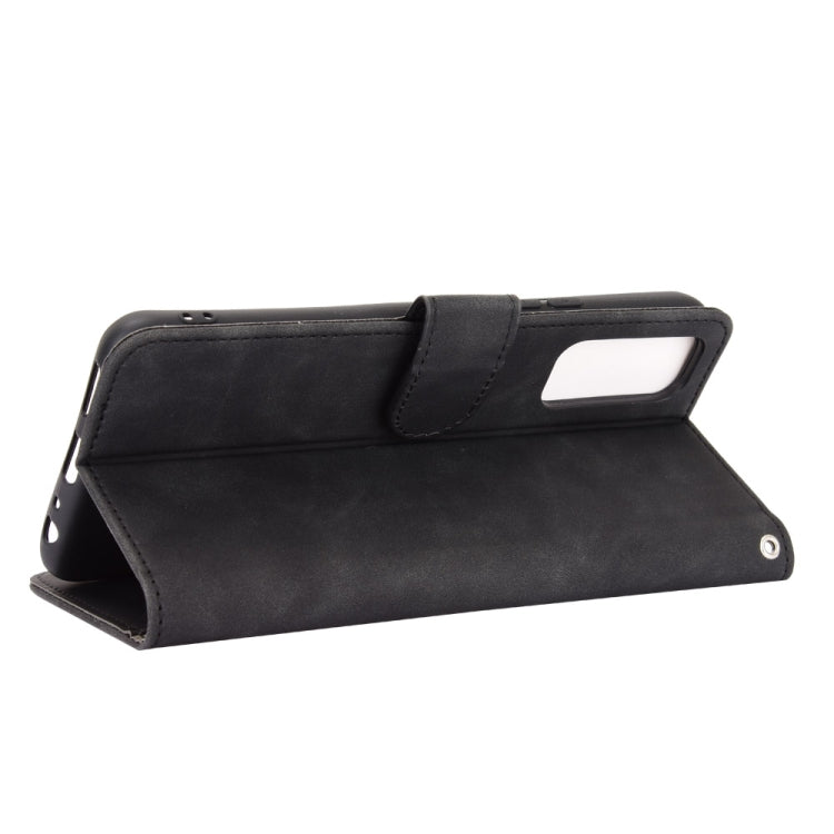 For Vivo Y20 / Y20i (Indian) Solid Color Skin Feel Magnetic Buckle Horizontal Flip Calf Texture PU Leather Case with Holder & Card Slots & Wallet