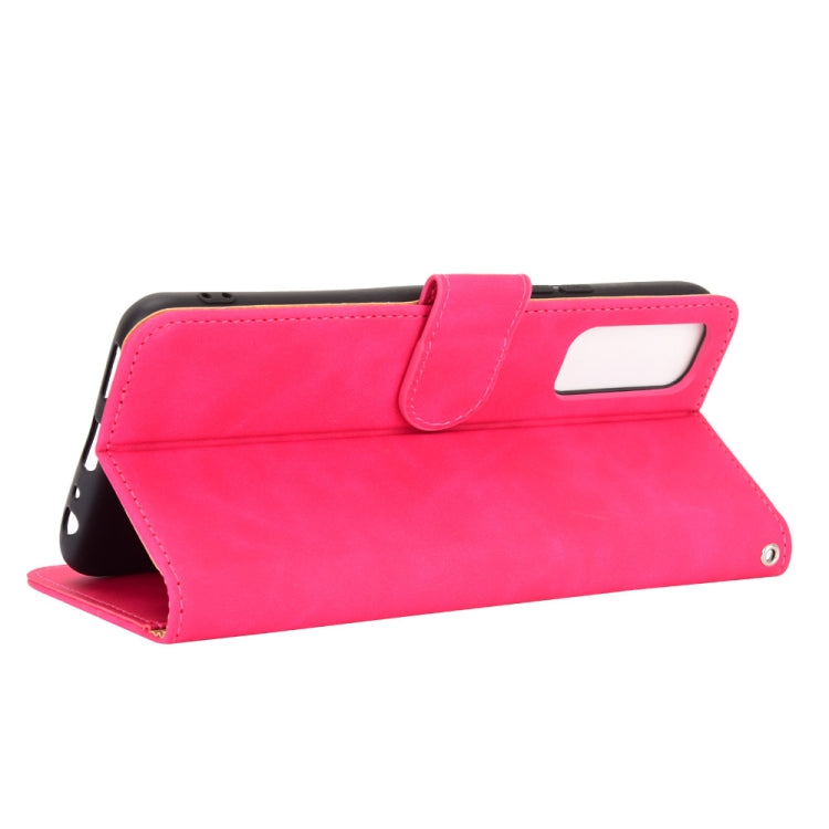 For Vivo Y20 / Y20i (Indian) Solid Color Skin Feel Magnetic Buckle Horizontal Flip Calf Texture PU Leather Case with Holder & Card Slots & Wallet