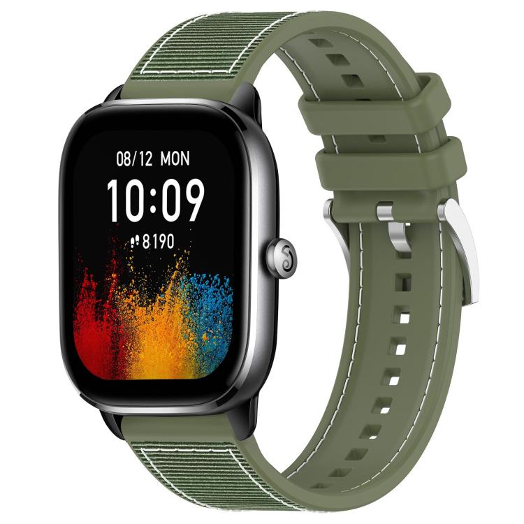 20mm For Amazfit GTS4 Mini / GTS 3 / GTS 2 xDfind Hybrid Nylon Braid Silicone Watch Band