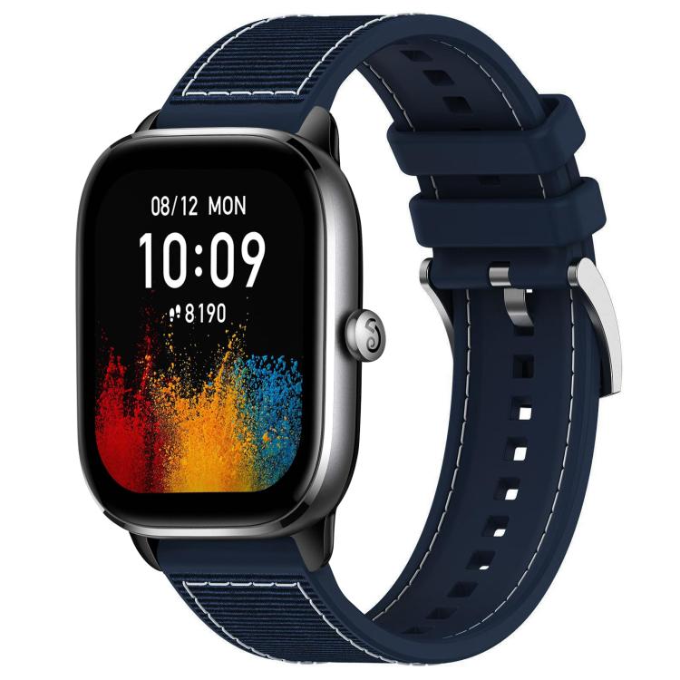 20mm For Amazfit GTS4 Mini / GTS 3 / GTS 2 xDfind Hybrid Nylon Braid Silicone Watch Band