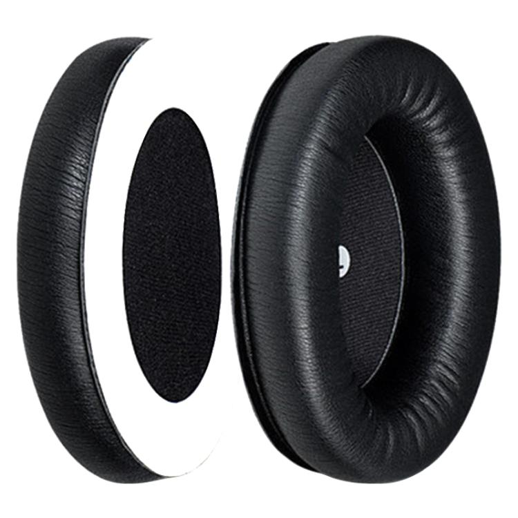 2pcs Protein Leather Earphone Replacement Earpads Pads For HyperX Cloud Orbit S / Audeze - Black