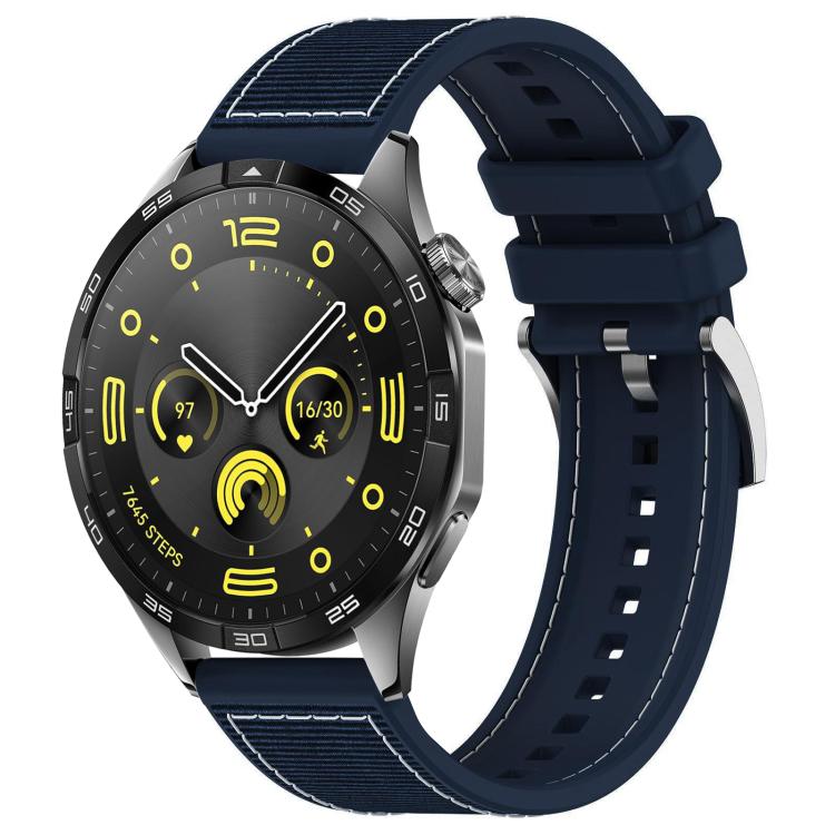 20mm For Huawei Watch GT4 / GT3 / GT2 xDfind Hybrid Nylon Braid Silicone Watch Band