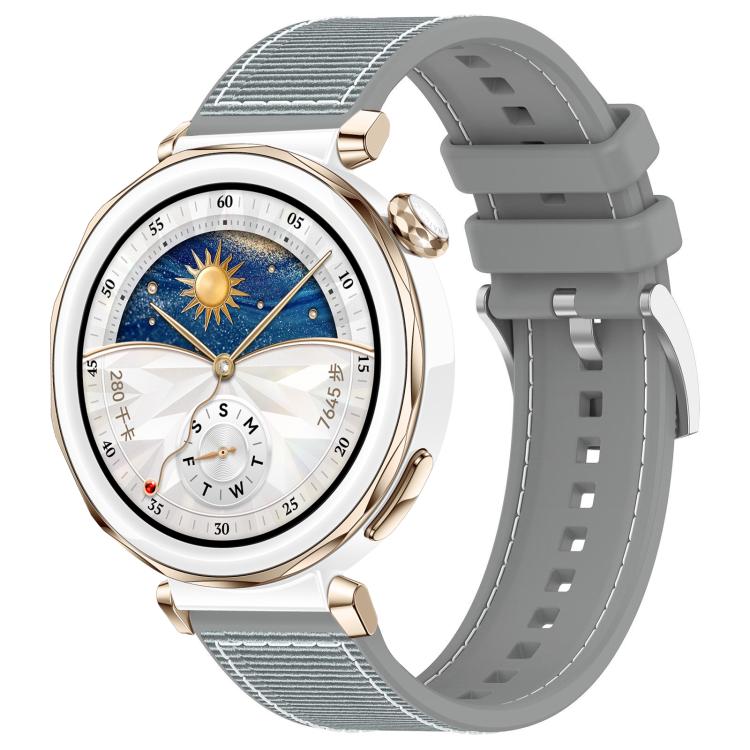 22mm For Huawei Watch GT5/GT5 Pro/4/4 Pro xDfind Hybrid Nylon Braid Silicone Watch Band
