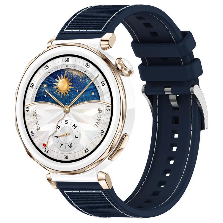 22mm For Huawei Watch GT5/GT5 Pro/4/4 Pro xDfind Hybrid Nylon Braid Silicone Watch Band